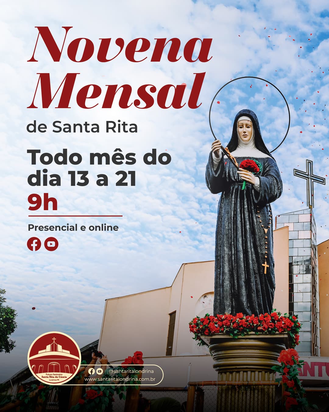 Novena Mensal de Santa Rita